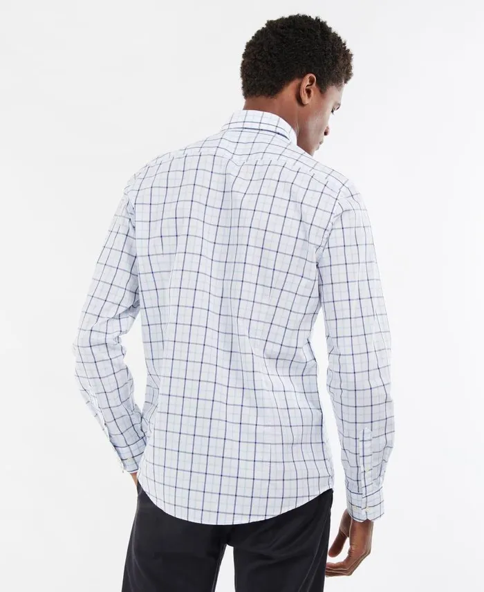 Bradwell Tailored LongSleeved Shirt Sandstone Men Barbour Shirts