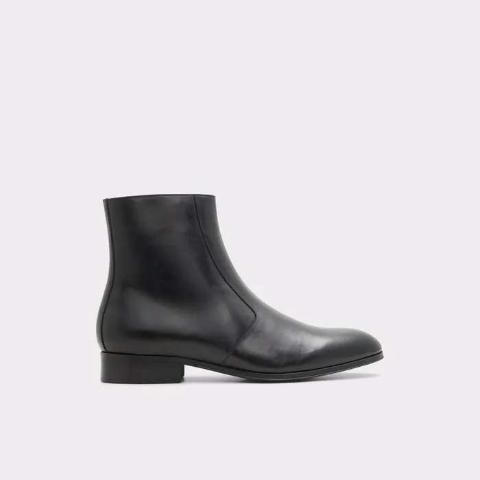 Brahm Black Leather Smooth Men ALDO Boots