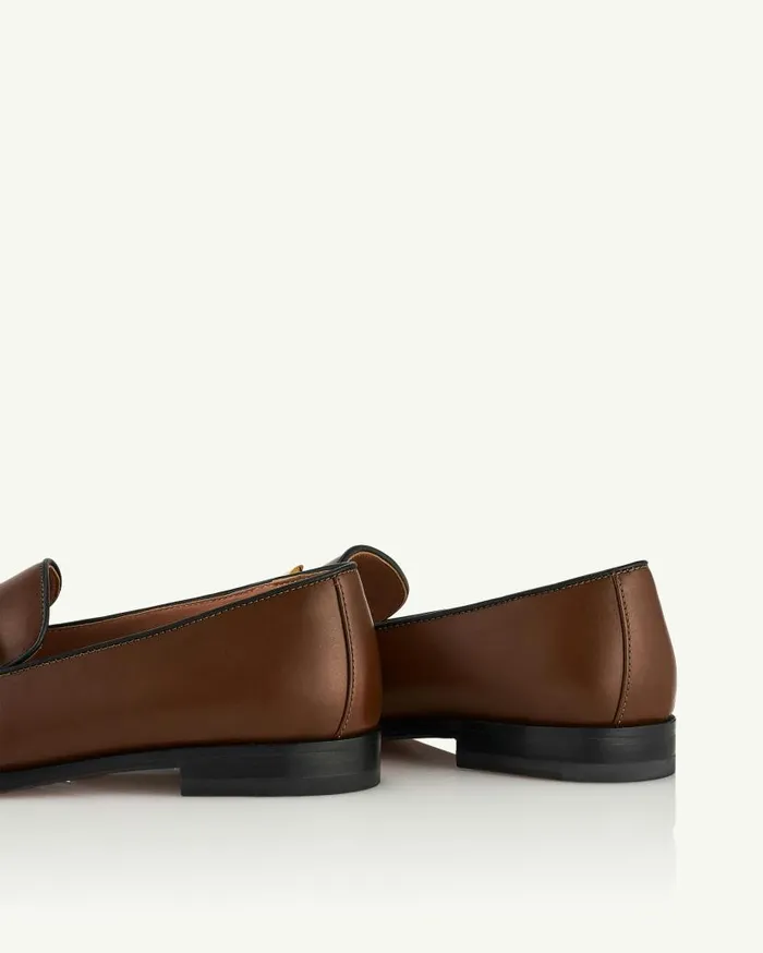 Brandi Mocassin Brown Women Aquazzura Flats Brandi Mocassin Brown Women Aquazzura Flats