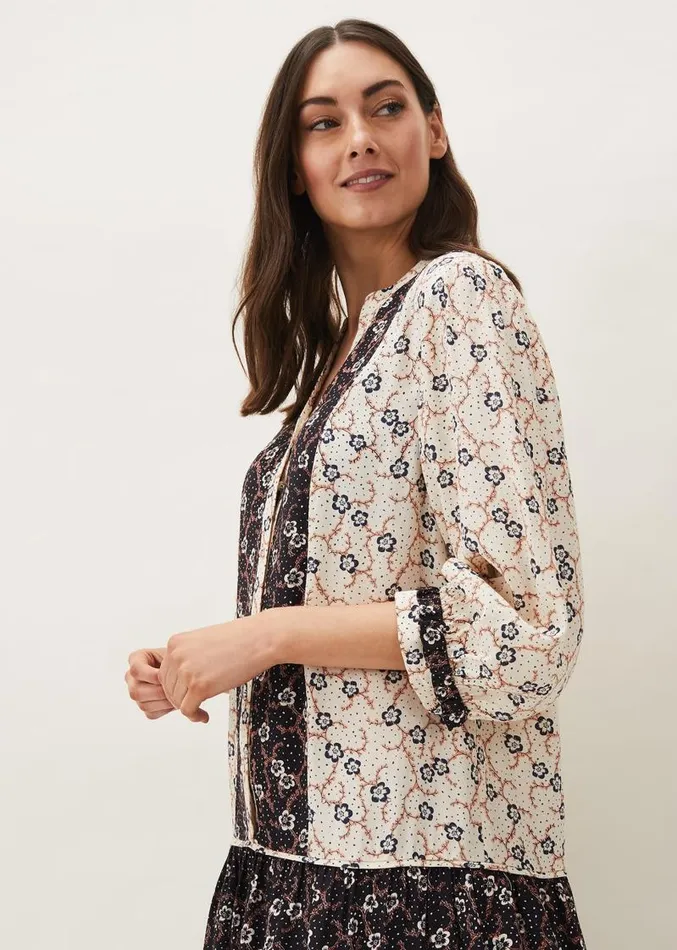 Buttercup Floral Dress Creamblack Women Phase Eight Dresses