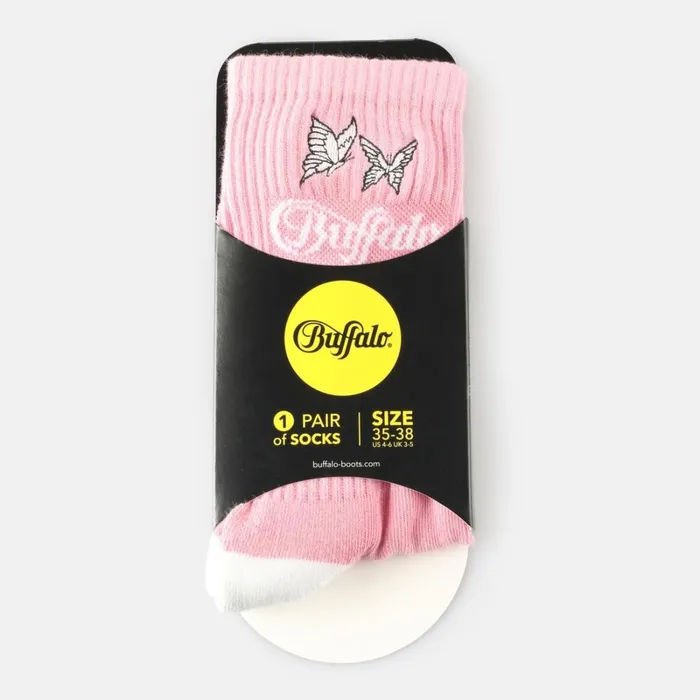 Butterfly Embroidery Ros Buffalo Socks Butterfly Embroidery Ros Buffalo Socks