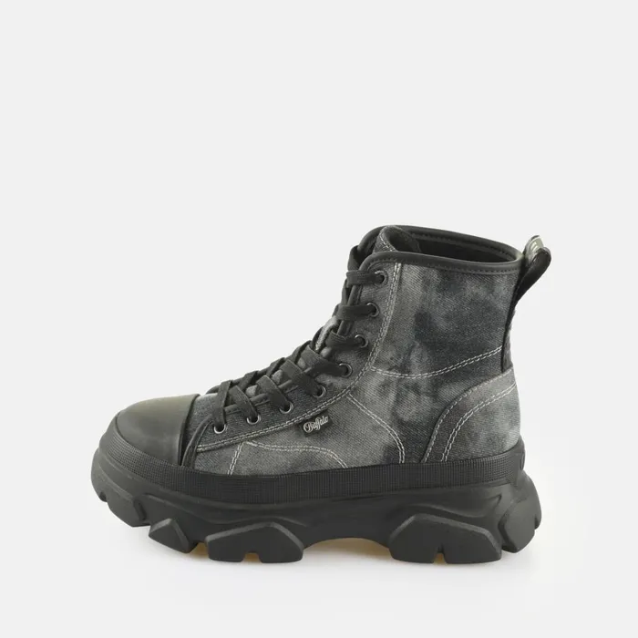 Cade Lace Up Hi Grey Buffalo Lace Up Shoes