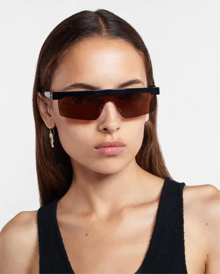 Callias BioPlastic Sunglasses Black WomenMen Nanushka Eyewear