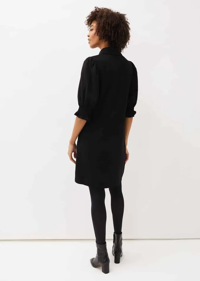 Candice Puff Sleeve Dress Black Women Phase Eight Dresses