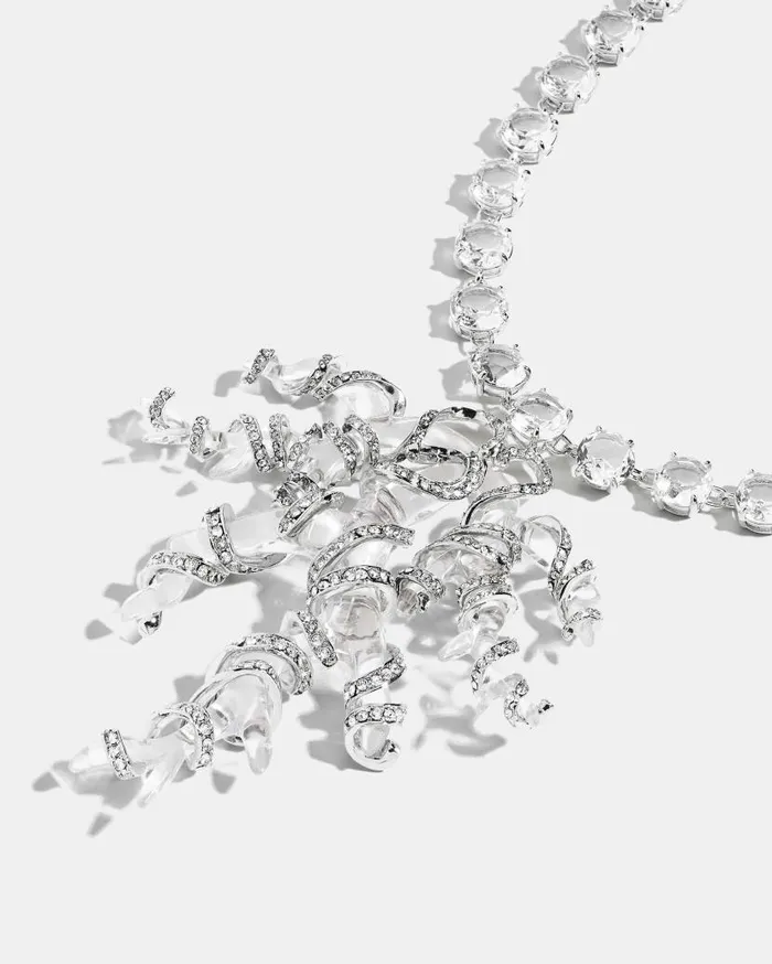 Capri Crush Necklace Transparent Women Aquazzura Jewelry