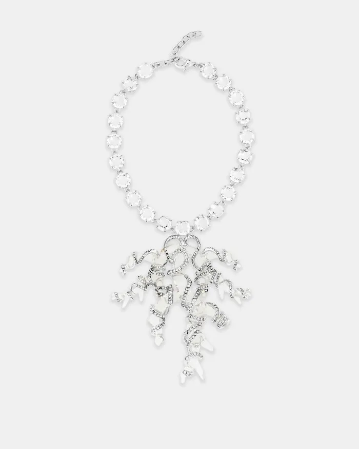 Capri Crush Necklace Transparent Women Aquazzura Jewelry Capri Crush Necklace Transparent Women Aquazzura Jewelry