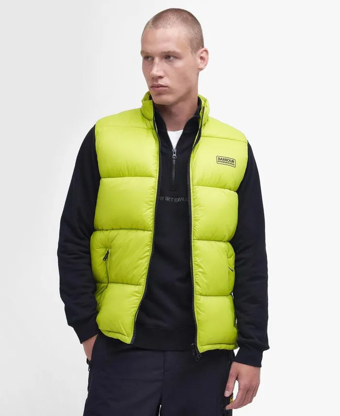 Cargen Gilet Cyberlime Men Barbour Gilets and Liners