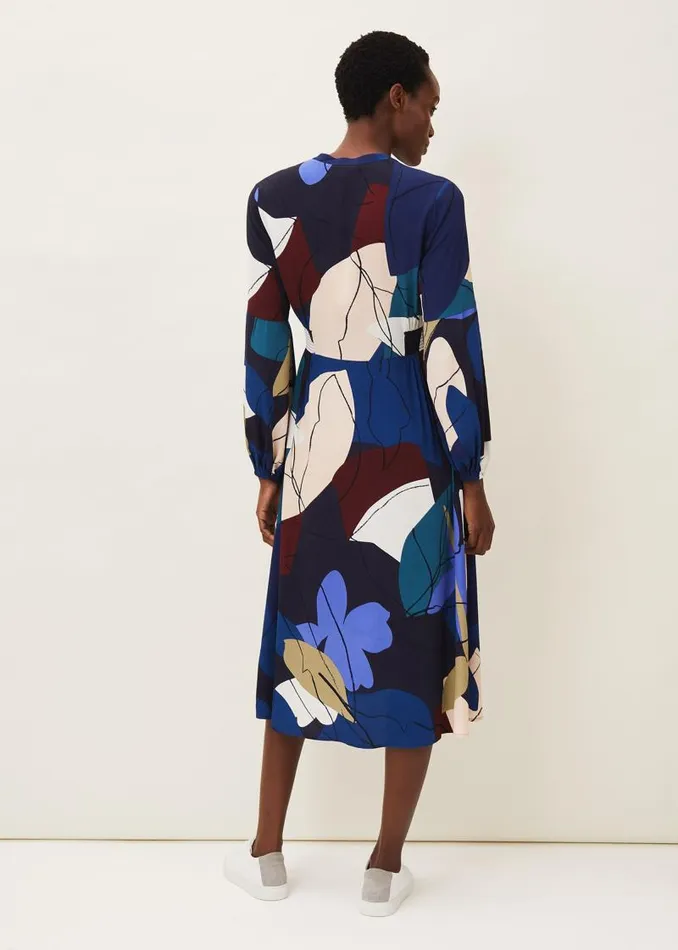 Carmen Print Shirt Dress Bright Multi Women Phase Eight Dresses