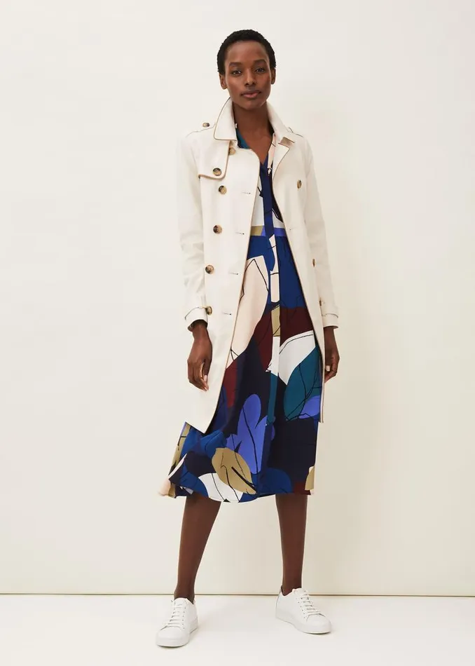 Carmen Print Shirt Dress Bright Multi Women Phase Eight Dresses