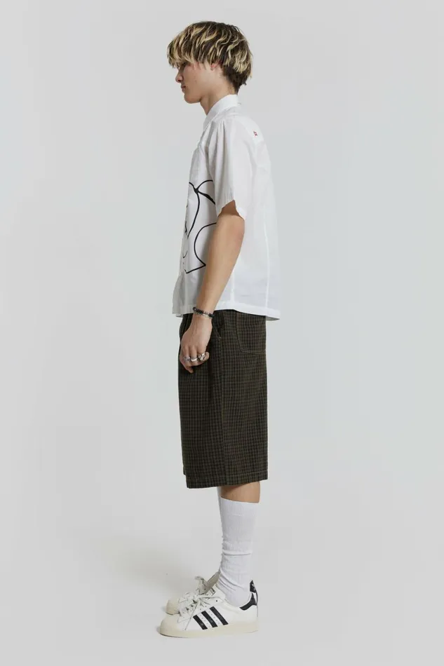 Charcoal Check Fairway Shorts Navy Men Jaded London Shorts and Jorts Charcoal Check Fairway Shorts Navy Men Jaded London Shorts and Jorts