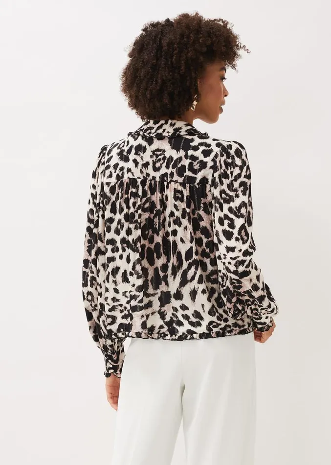 Chelsie Leopard Print Blouse Multicoloured Women Phase Eight Shirts and Blouses Chelsie Leopard Print Blouse Multicoloured Women Phase Eight Shirts and Blouses