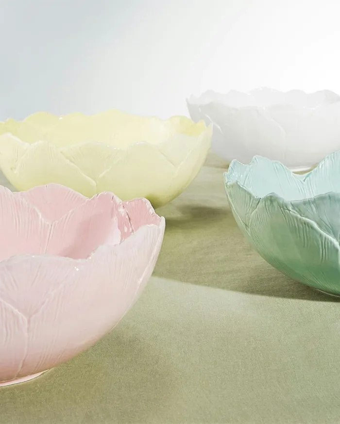 Cherry Blossom Small Salad Bowl Pink Women Aquazzura Dinnerware Cherry Blossom Small Salad Bowl Pink Women Aquazzura Dinnerware