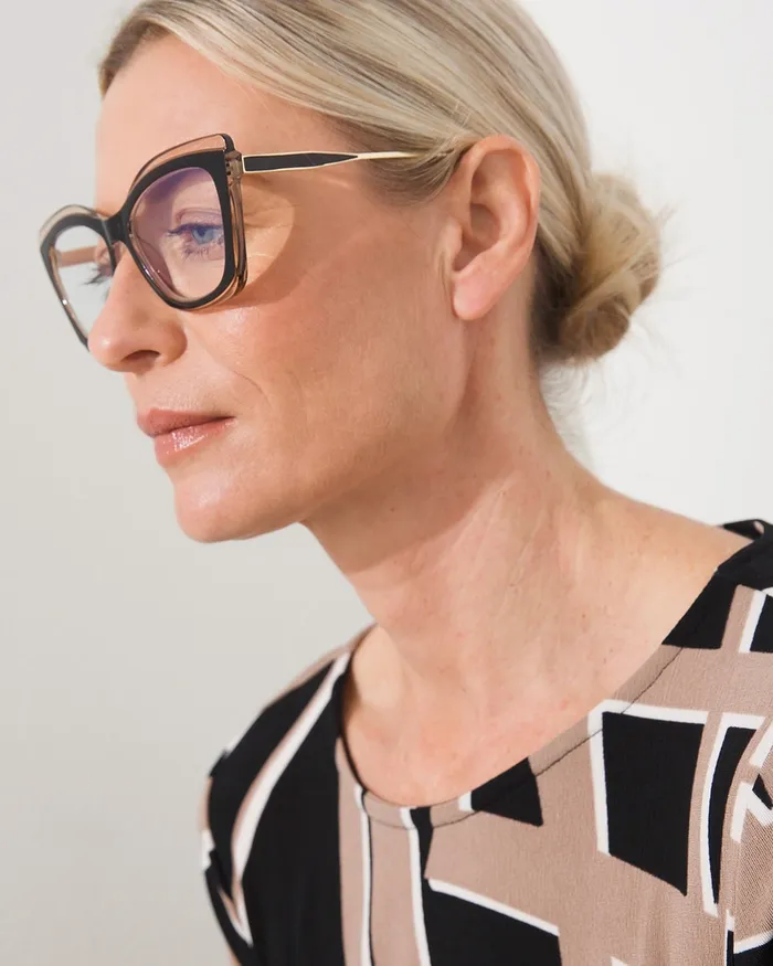 Chico039s Black Cat Eye Readers Black Women Eyewear