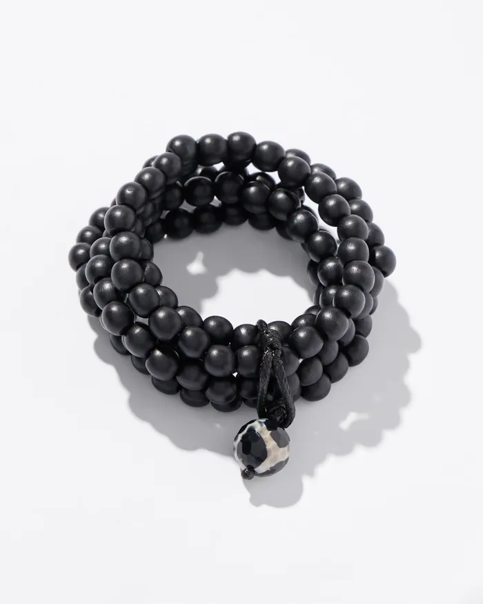 Chico039s Convertible Black Stretch Bracelets Black Women Bracelets