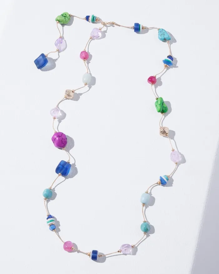 Chico039s Convertible Single Strand Necklace Multi Women Necklaces