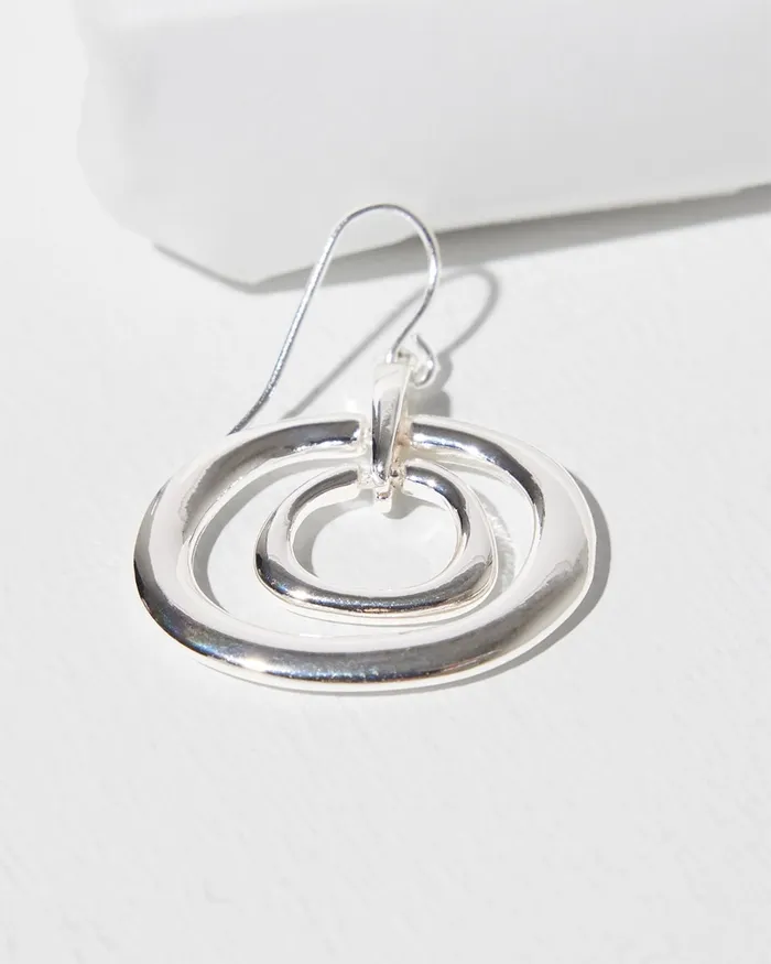 Chico039s Eccentric Earrings Silver Women Earrings