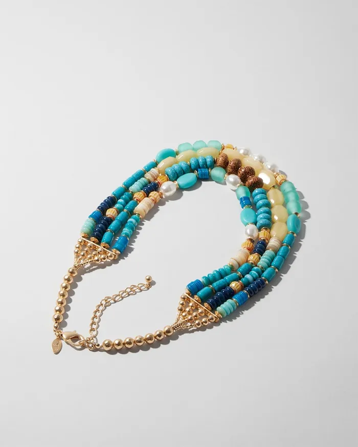 Chico039s Short Bib Necklace Multi Women Necklaces