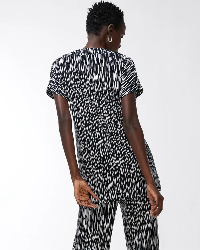 Chico039s Travelers Animal Print Top Travelers India Ink Women Tops