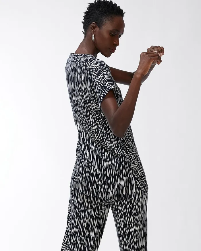 Chico039s Travelers Animal Print Top Travelers India Ink Women Tops