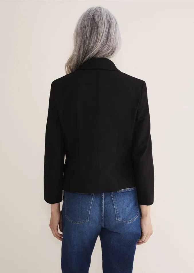 Christine Black Blazer Black Women Phase Eight Jackets