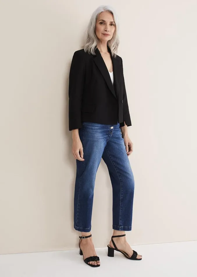Christine Black Blazer Black Women Phase Eight Jackets