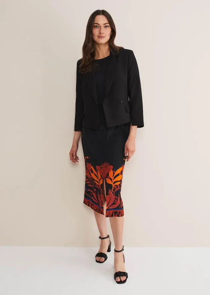 Christine Black Blazer Black Women Phase Eight Jackets