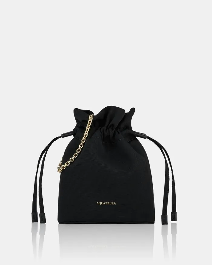 Christy Mini Pouch Black Women Aquazzura Mini Bags Christy Mini Pouch Black Women Aquazzura Mini Bags