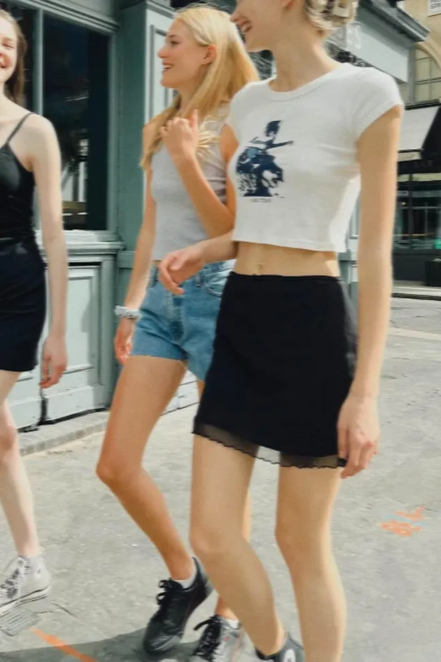 Ciara Skirt Black Women Brandy Melville Bottoms