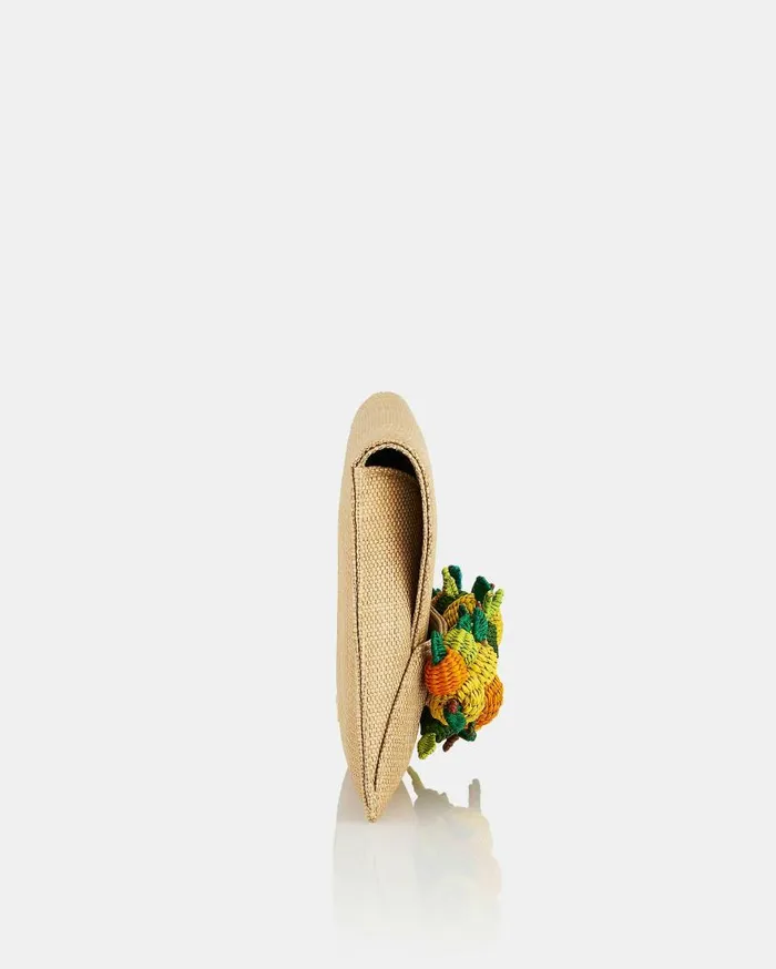 Citrus Punch Clutch Beige Women Aquazzura Clutch Bags