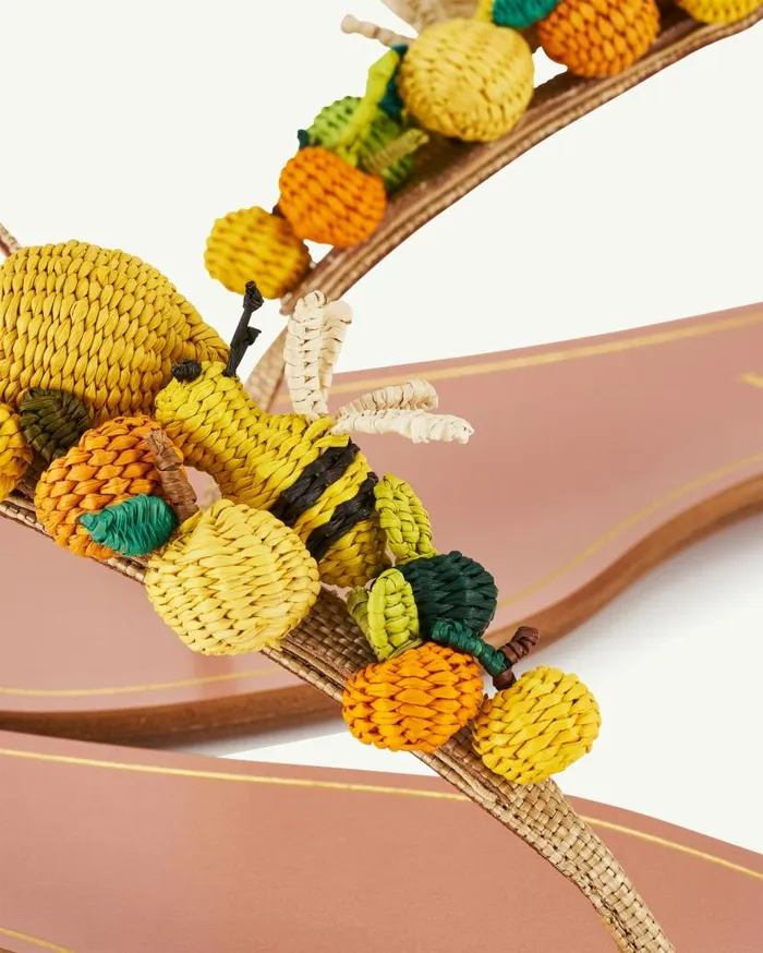 Citrus Punch Sandal Flat Beige Women Aquazzura Sandals Citrus Punch Sandal Flat Beige Women Aquazzura Sandals