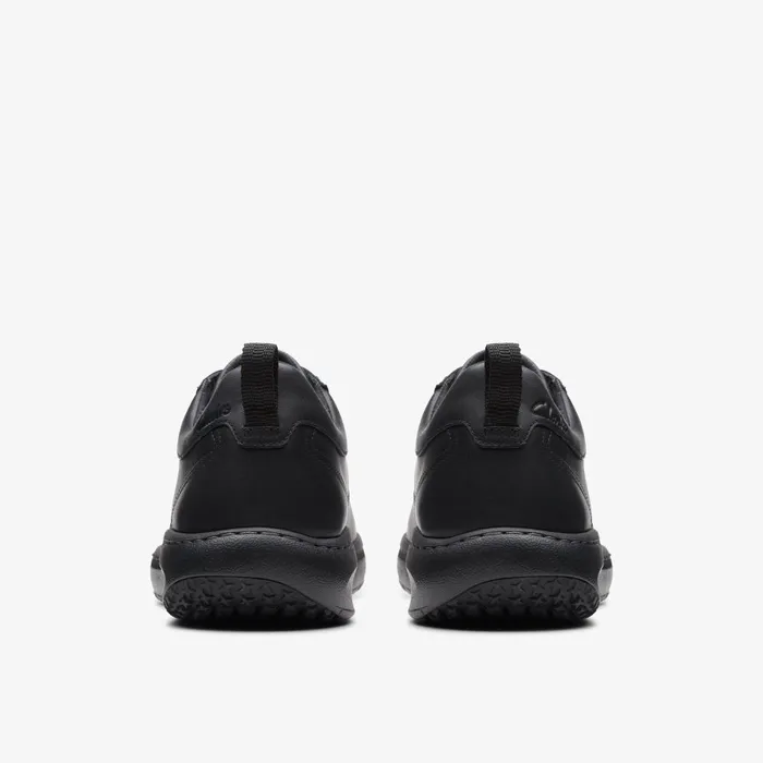 Clarks Pro Lace Black Leather Men Clarks Sneakers