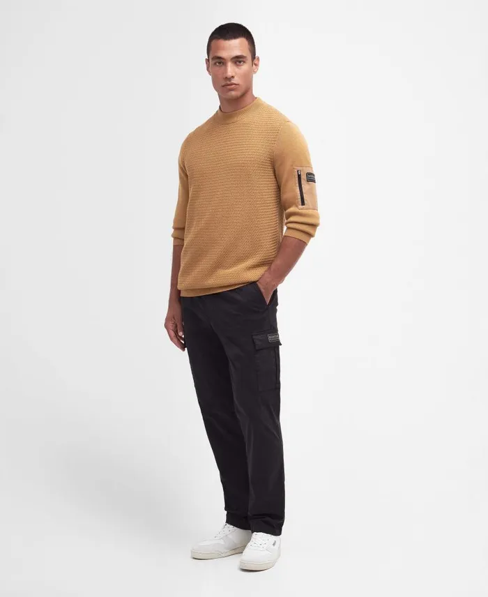 Clayton CrewNeck Jumper Desert Men Barbour Jumpers
