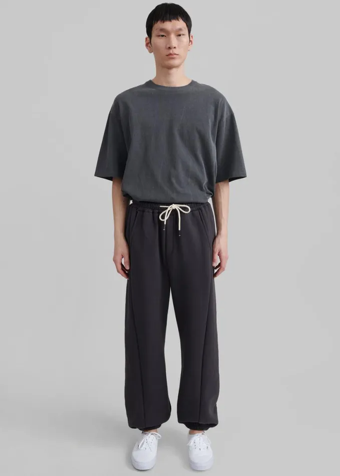 Clothing Men The Frankie Shop Darian Joggers 8211 Charcoal