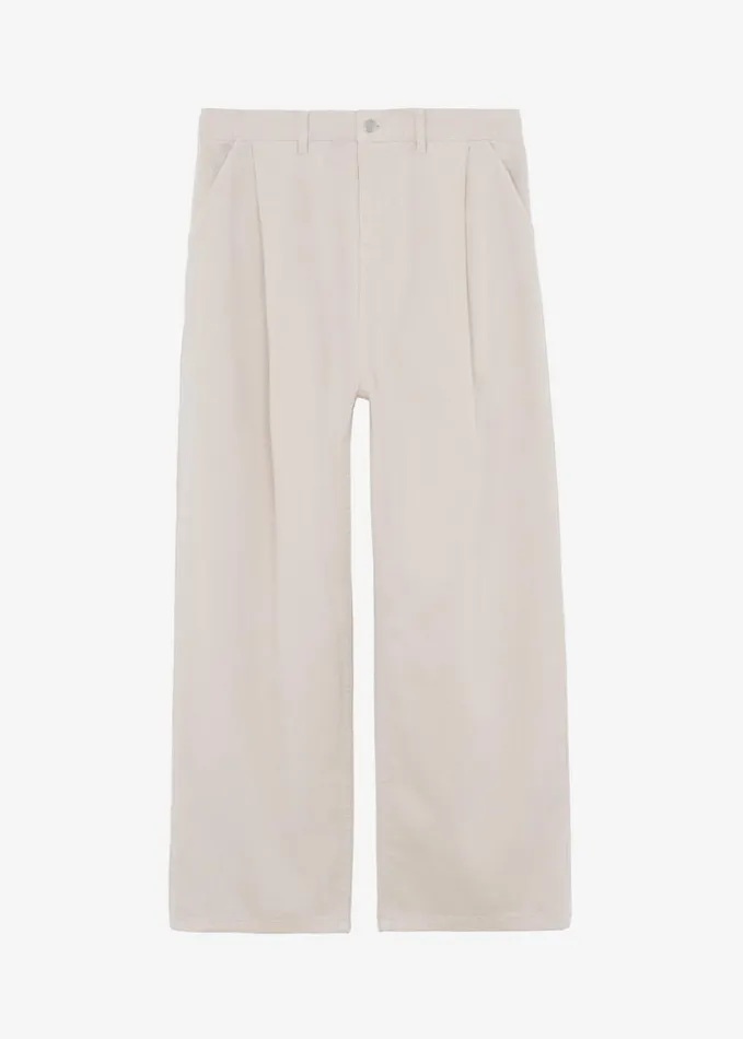 Clothing Men The Frankie Shop Drew Denim Pants 8211 Natural