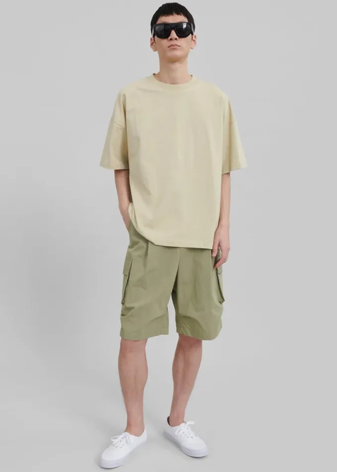 Clothing Men The Frankie Shop Edward Cargo Shorts 8211 Olive