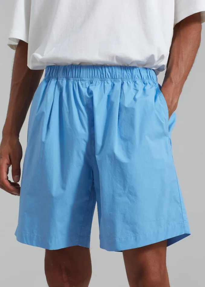Clothing Men The Frankie Shop Matthias Boxer Bermuda Shorts 8211 Blue