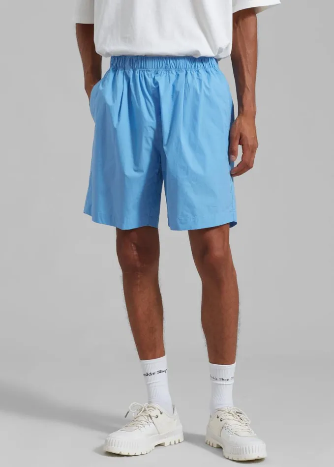 Clothing Men The Frankie Shop Matthias Boxer Bermuda Shorts 8211 Blue