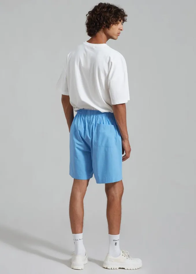 Clothing Men The Frankie Shop Matthias Boxer Bermuda Shorts 8211 Blue
