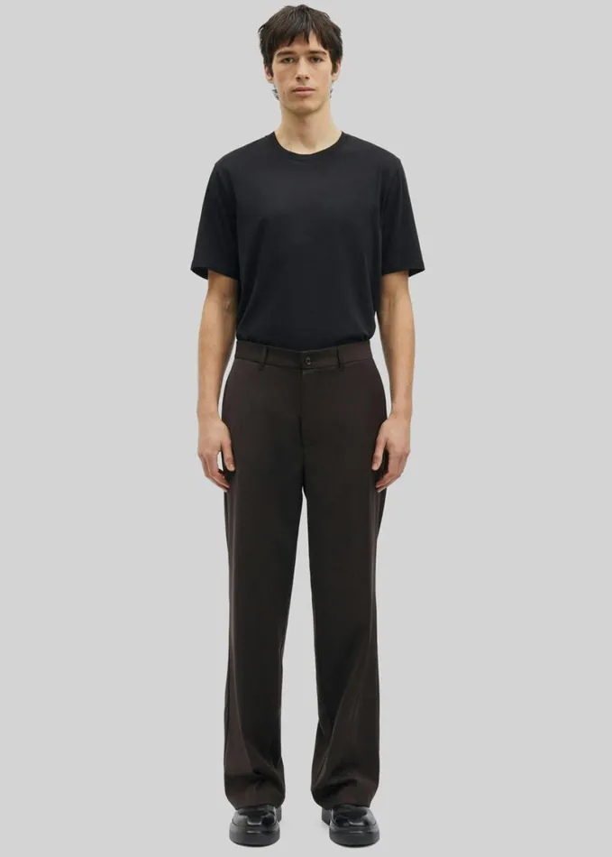 Clothing Men The Frankie Shop Samse Samse Christoph Trousers 8211 Chocolate Torte