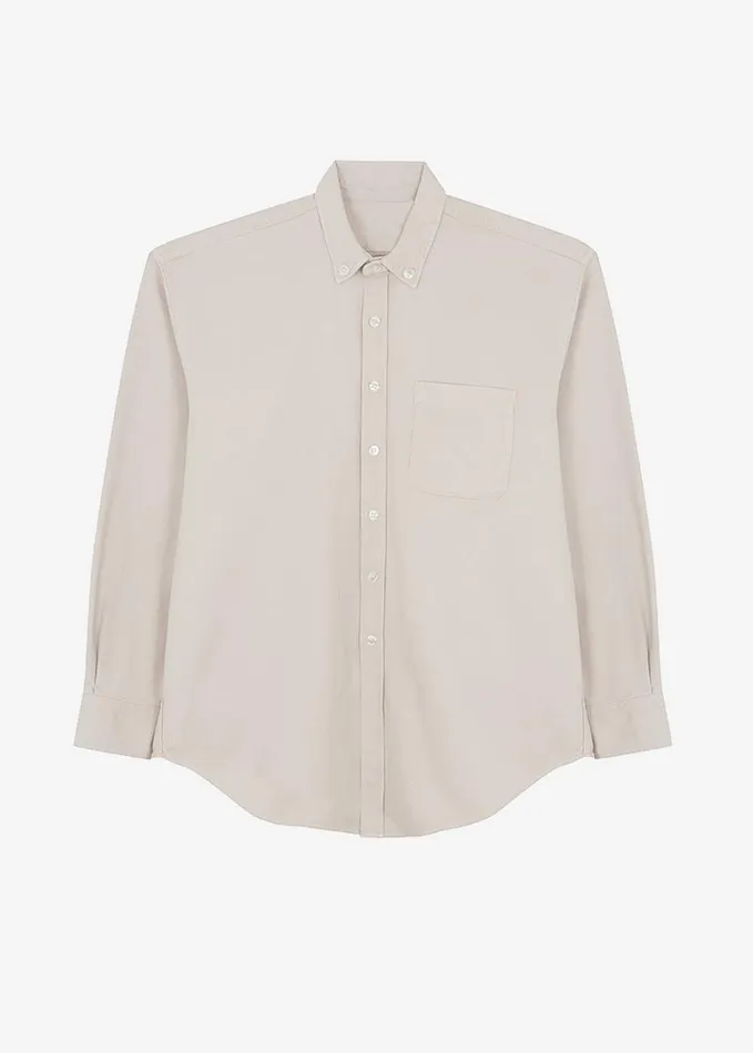 Clothing Men The Frankie Shop Sinclair Denim Shirt 8211 Natural