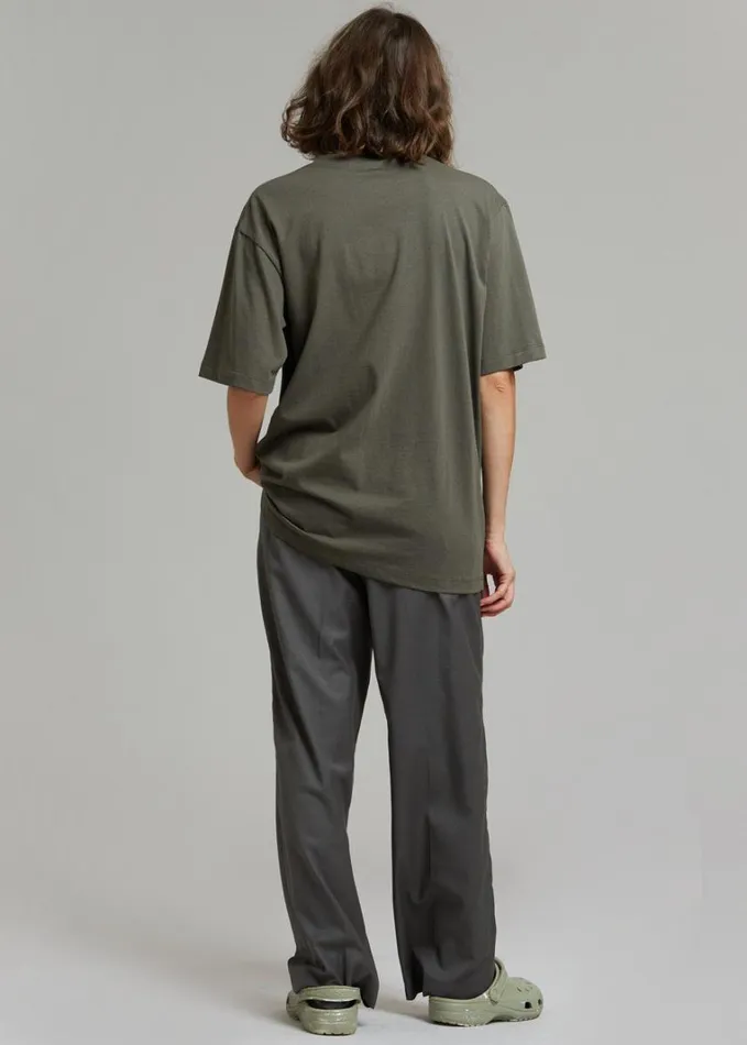 Clothing WomenMen The Frankie Shop Evora Tee 8211 Olive