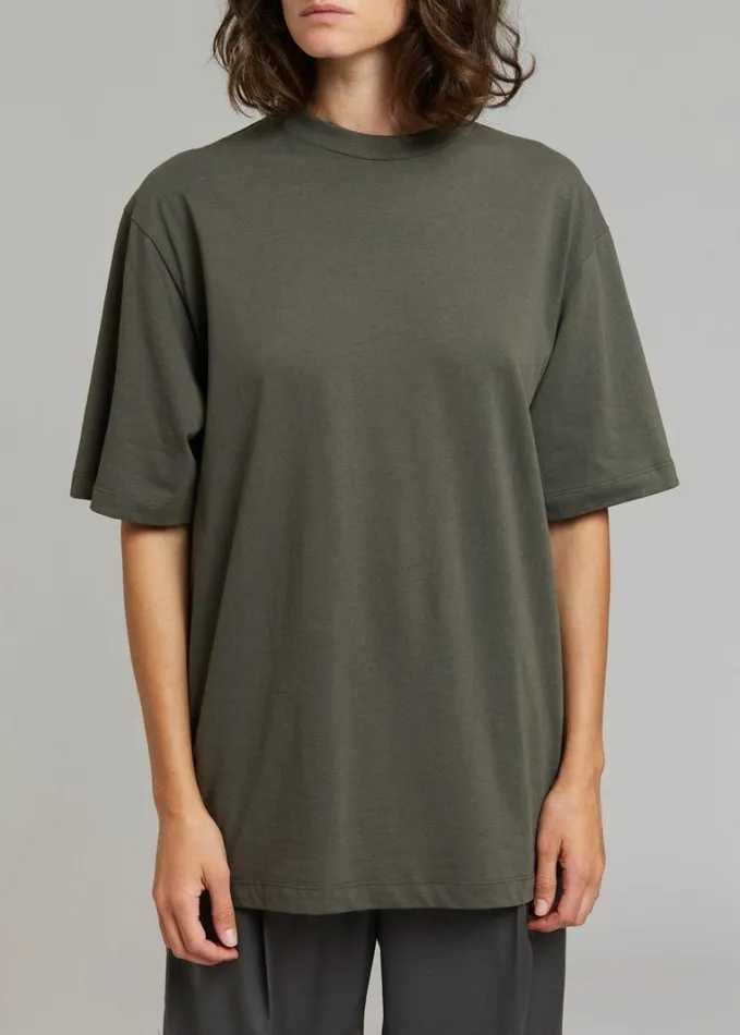 Clothing WomenMen The Frankie Shop Evora Tee 8211 Olive
