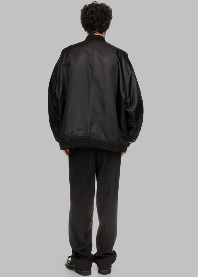 Clothing WomenMen The Frankie Shop Lawrence Bomber Jacket X Barbie 8211 Black