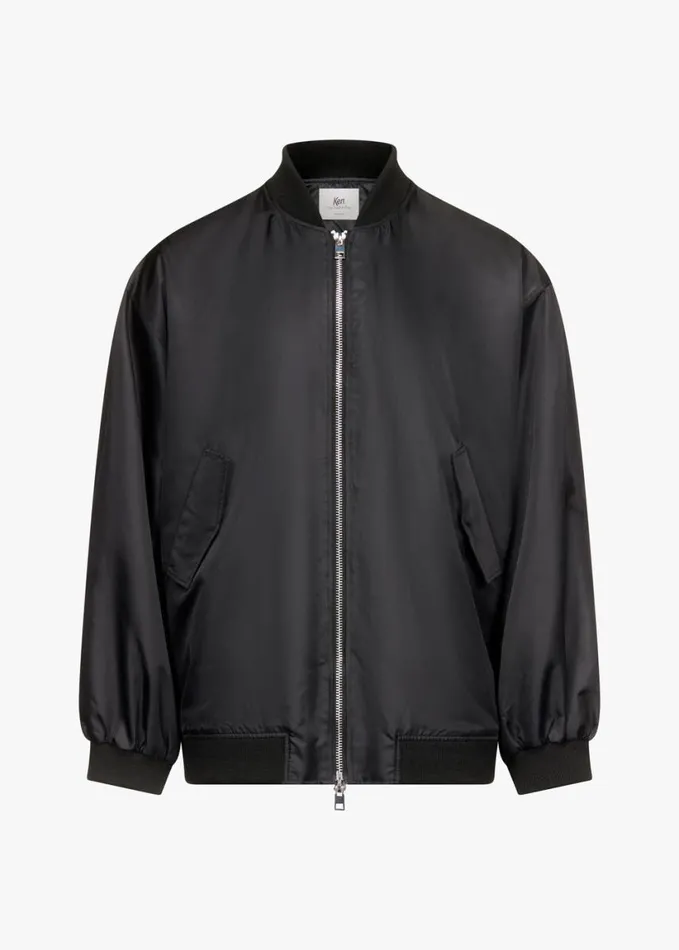 Clothing WomenMen The Frankie Shop Lawrence Bomber Jacket X Barbie 8211 Black