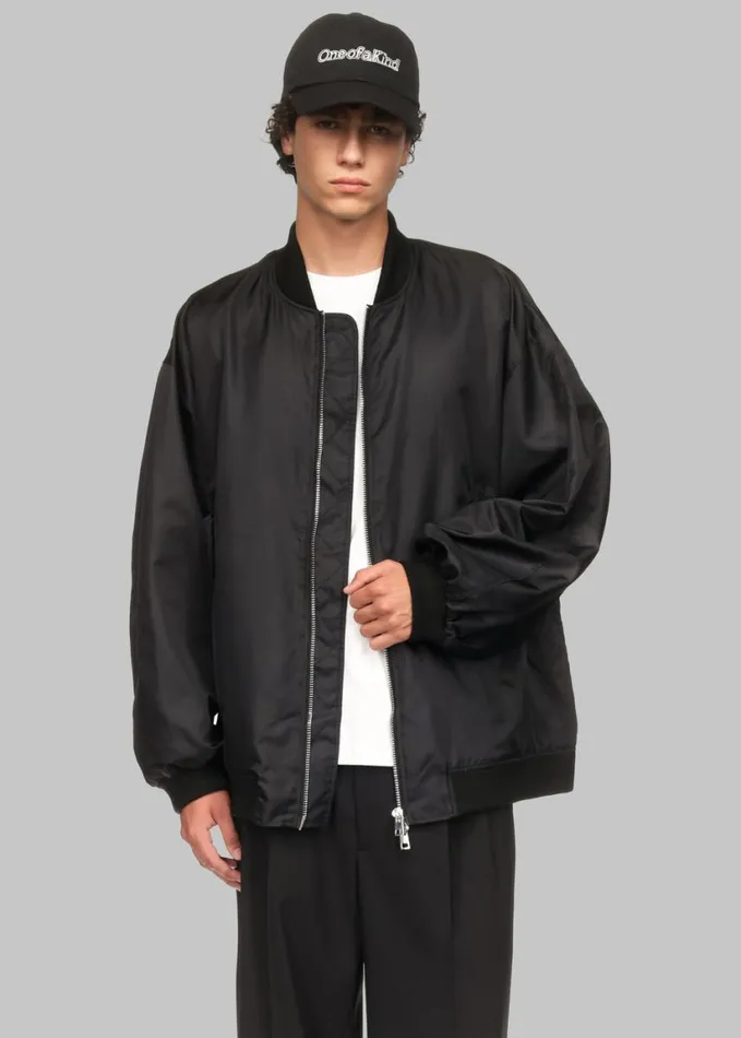 Clothing WomenMen The Frankie Shop Lawrence Bomber Jacket X Barbie 8211 Black