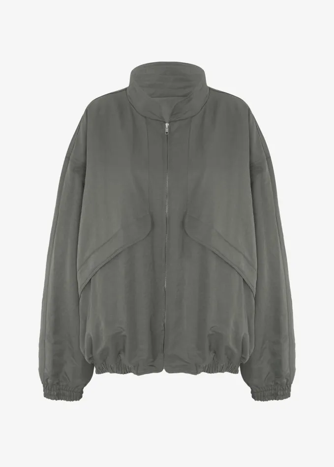 Clothing WomenMen The Frankie Shop Seth Oversized Jacket 8211 Khaki