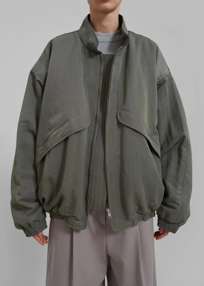 Clothing WomenMen The Frankie Shop Seth Oversized Jacket 8211 Khaki