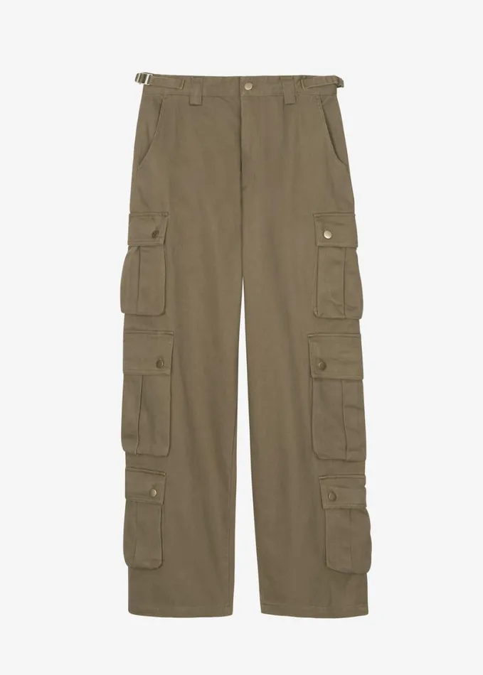Clothing Women The Frankie Shop Arlon Cargo Pants 8211 Khaki