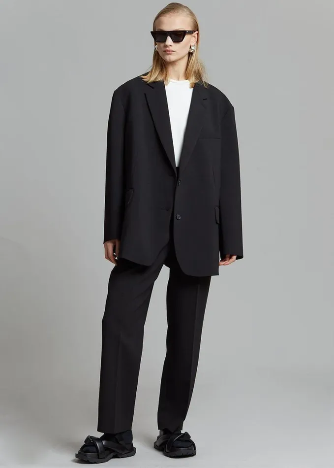 Clothing Women The Frankie Shop Bea Blazer 8211 Black