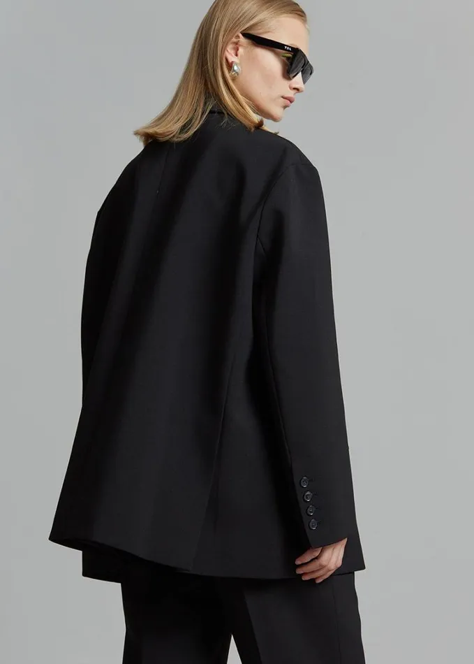 Clothing Women The Frankie Shop Bea Blazer 8211 Black
